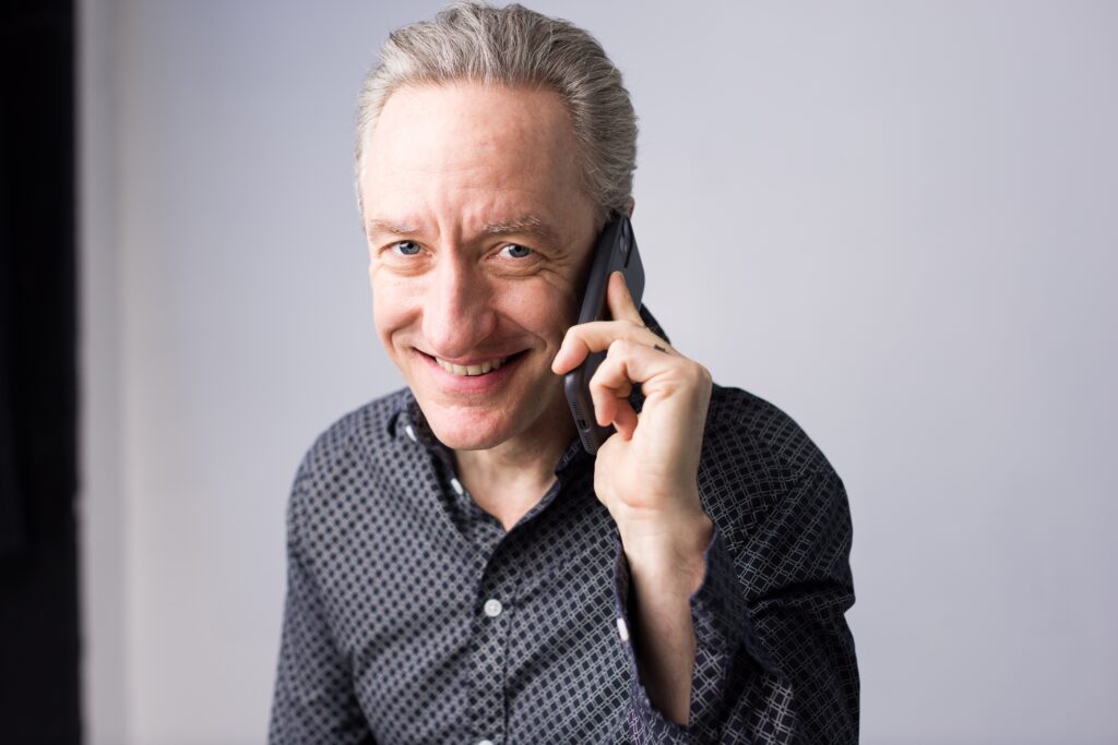 Gary on the phone